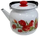 Чайник 3,5л 2713П2/4Рч Ласковый май Эмалированная сталь Лысьвенские эмали