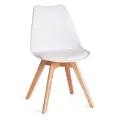 Комплект стульев Tetchair TULIP 2 шт. дерево, пластик, экокожа / белый