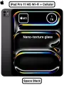 Планшет Apple iPad Pro 11 M5 2025 1TB, Wi-Fi + Cellular (eSim), Nano-texture glass, Space Black, 16 ГБ/1024 ГБ