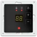 Терморегулятор ЭргоЛайт ТР-09 Атлас с выносным датчиком, до 3500 Вт, чёрный, встраиваемый, для рамок Schneider Electric Atlas Design и IEK Brite