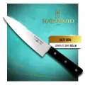 Нож Кухонный Поварской шеф для мяса и рыбы Hatamoto (JPC-004), 18,5 см, японская сталь AUS-8