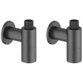 Латунные угловые кран-вентили для подключения смесителя Wellsee Drainage 182147001, 2 шт, резьба 1/2x 3/8, с отражателями