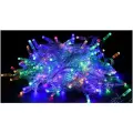 Гирлянда нить IEK 20м, 200LED RGB, прозрачный провод, IP44, 230В, 25Вт, контроллер, для улицы