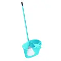 Набор для уборки МопСет, ведро 8л с отжимом, швабра, насадка миди
