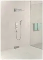 Шланговое подключение hansgrohe FixFit Square с клапаном обратного тока 26455000, хром
