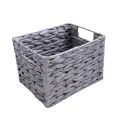 Корзина плетеная для хранения Колос 250х190х170 мм серая