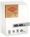 Набор холстов на подрамнике, 3 ШТ, 100% хлопок, 280гр/м2 40х40