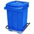 Мусорный контейнер Дигрус 60л с педалью синий 22.С29-С/Д