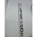 Шильдик Mercedes-Benz KOMPRESSOR, для багажника, серебристый, пластик, 24 см