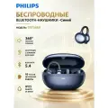 Беспроводные наушники Philips TAT3469, технология направленного звука DT6.0, Bluetooth 5.4, 38 часов работы, IPX5, AI-шумоподавление, Синий