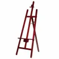 Мольберт Лира LE-16R красное дерево, бук, холст до 120см