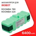 Аккумулятор для iRobot Roomba 780, 620, 880, 980, 630, 600, 760, 700, 870, 650 (14.8V, 6400mAh)