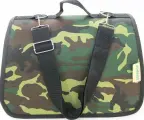HOMEPET Сумка-переноска Камуфляж зеленый №4 48х31х28 см