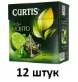 Curtis Чай Фреш Мохито, зеленый, 20 пирамидок - 12 штук