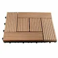 Садовая плитка ДПК 30x30 см рябина, террасный паркет, 11шт/уп