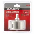 Сверло алмазное, универсальное сверло по керамике и стеклу matrix 726753 75 x 67 мм