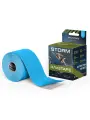 Кинезиотейп RaveTape STORM, 5 см х 5 м, голубой