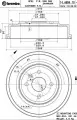 BREMBO 14. A694.10 Барабан тормозной задн. OPEL ASTRA H (L48) 01/04-05/14 / OPEL ASTRA H Box (L70) 02/04-12/13 / OPEL A ()