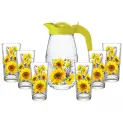 Н-р для воды 7 пр. (кувшин + 6 стаканов) Подсолнух Декостек 1607/6-Д