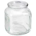 Mallony Банка для сыпучих продуктов Aria, 2000 мл, 14x16.8 см, 14.5x14.5x16.8 см