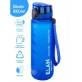 Бутылка для воды спортивная, для холодных и горячих напитков 1000 мл 7,8х7,8х28,5 см Elan Gallery Style Matte, небесная