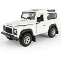 Машинка Welly Land Rover Defender, металлическая, коллекционная,1:24, 22498W
