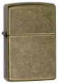 Зажигалка бензиновая ZIPPO, с покрытием Anitque Brass, латунь/сталь, матовая