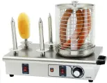 Аппарат для хот-дога AIRHOT HDS-04 на 4 булки, сосисочница, нержавеющая сталь