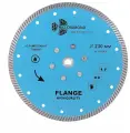 Диск алмазный отрезной 230*м14 Турбо с фланцем hot press Trio Diamond FHQ456