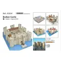 Замок Bodiam, 5850 деталей, 440х320х140, сложность 8/10, керамическая сборная модель, Aedes Ars (Испания)