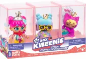 Коллекционный набор фигурок XOX Kweenies и витрина премиум-класса серии Kweens причудливые 3 шт