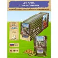 Корм для кошек стерилизованных влажный DEZZIE ADULT CAT STERILIZED (пауч) 12шт - 85г, Форель в соусе