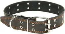 Зоотехнология Ошейник для собак кожаный щенячий, 45 мм х 85 см