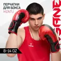 Перчатки боксерские INSANE MONTU IN23-BG500, ПУ, красный, 14 oz