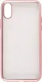 Накладка на iPhone XS (5.8)/Силиконовый чехол на iPhone XS (5.8)/Бампер на Айфон ИксС (5.8)/Защита от царапин для Apple/силикон, розовая рамка