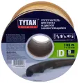 Уплотнитель D-профиль Tytan Professional, 9 x 7,5 мм, бухта 100 м, коричневый