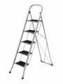 Стремянка стальная Сибртех, 5 широких ступеней 20х30 см с полимерным покрытием , 97729