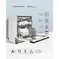 Посудомоечная машина встраиваемая Schaub Lorenz SLG VI6711, 60см, 3 корзина, AQUASTOP, луч на полу.