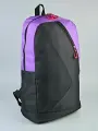 Рюкзак повседневный, на молнии, из нейлона, гладкая фактура, карман для планшета, вмещает А4, фиолетовый