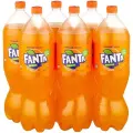 Газированный напиток Fantaкрасный апельсин, 2 л, пластиковая бутылка, 6 шт.