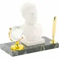 Подставка под ручку Бюст Сталина змеевик мрамолит 119885