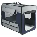 Дом-тент для транспортировки животных Triol Шатер 1047M, размер - 61 х 46 х 53,5 см, цвет - серый/синий, 30711010