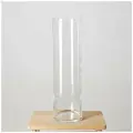 Подсвечник для свечей ROScandles, стеклянный, цилиндр, 15х50 см, прозрачный