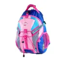 Рюкзак для роликов Powerslide Fitness Backpack, внешнее крепление - Pink/Grey/Blue