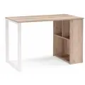 Письменный стол Лайфмебель Битти Лофт 116х60х75 дуб делано светлый / белый матовый