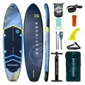 Надувная Сап-доска SKATINGER Sky Blue (SUP board) двухслойная 350*89*15см