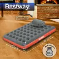 Матрас надувной Bestway 67703 с сумкой-насосом 152х203х22см , до 300кг