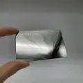Умная электронная визитка на NFC-карте из металла (Silver mirror) с бесплатной виртуальной картой