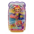 Кукла Enchantimals HRX83 Триппи Тукан и питомец Кэнопи, 15см