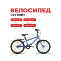 Велосипед детский VELTORY 20V-901, синий, колеса 20D, на рост 120-140 см (7-10 лет)